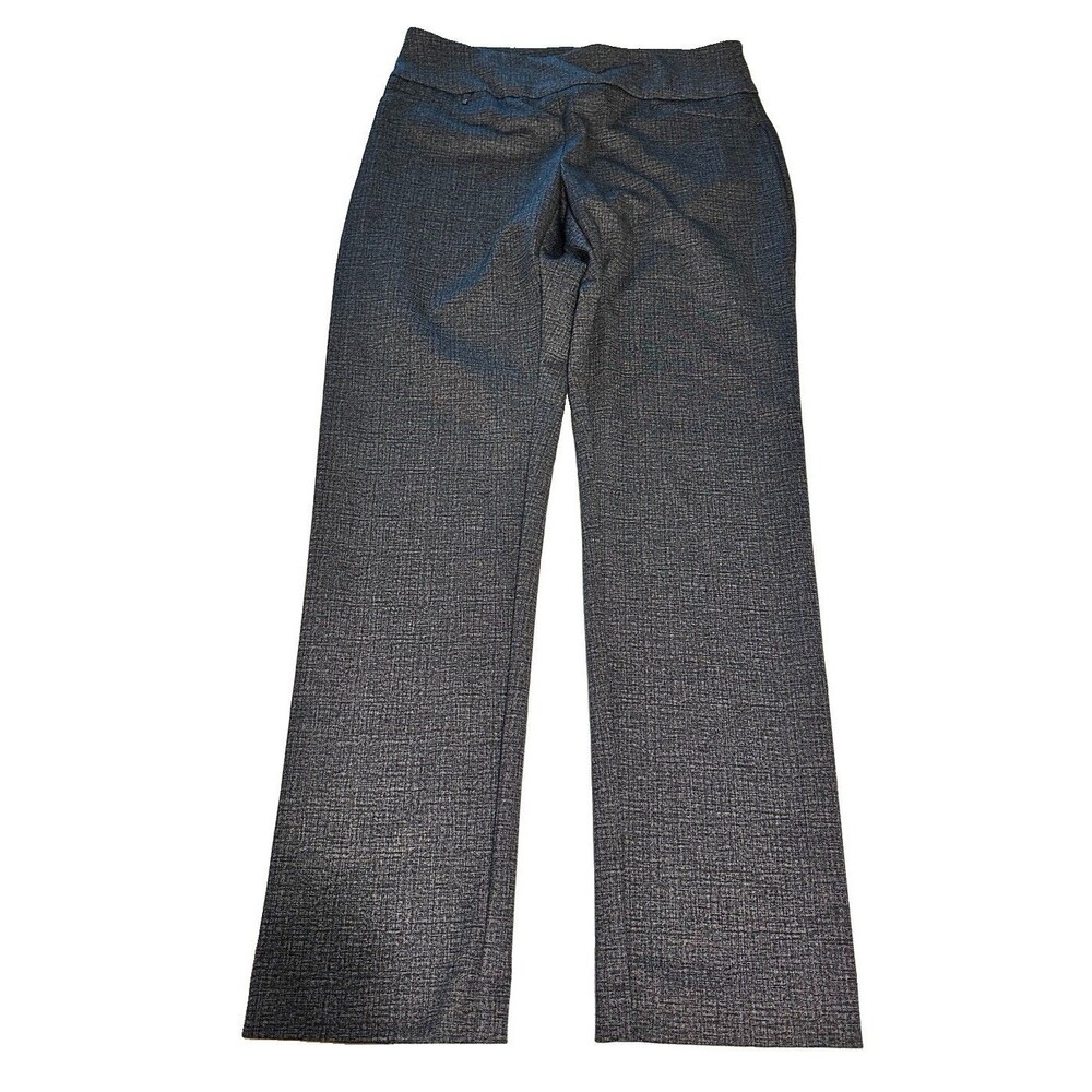 ATTYRE Women Sz 4 X27” L Dress Pants Stretch Pull On  Pockets Business Gray